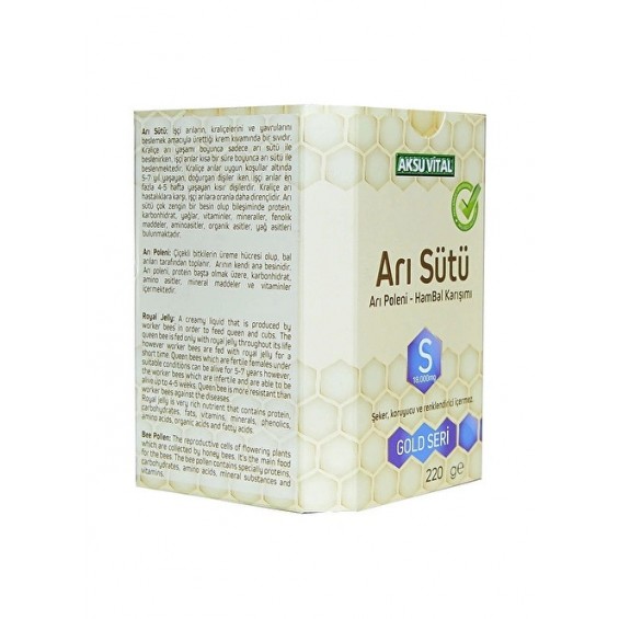 Aksuvital Arı Sütü Bal Polen Karışımı 220 Gr