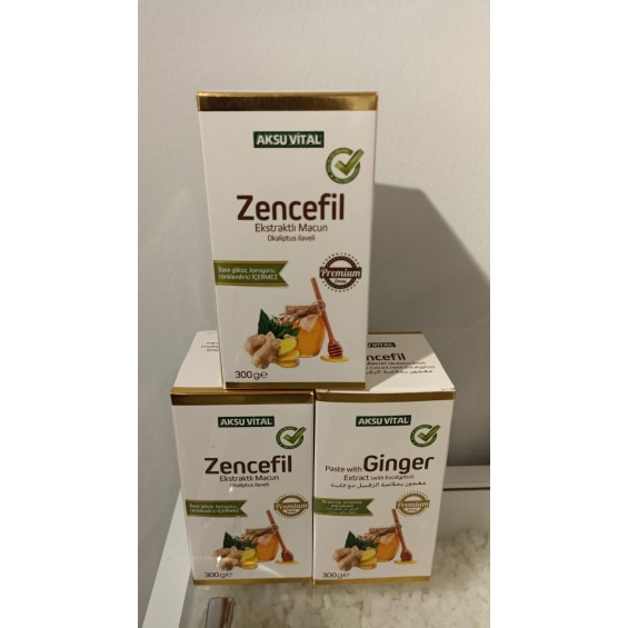 Aksu Vital Zencefil Ekstratlı Macun