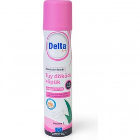 Delta Tüy Dököcü Köpük Hassas Ciltler 200ml Delta Tüy Dököcü Köpük Hassas Ciltler 200ml