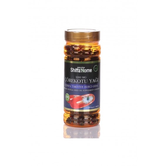 Shiffa Home Çörekotu Yağı 1000mg 100 Kapsül Shiffa Home Çörekotu Yağı 1000mg 100 Kapsül